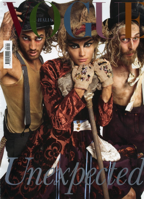 vogueitalia2 Vogue Italia September 2009 | Anna J & Jamie B by Meisel