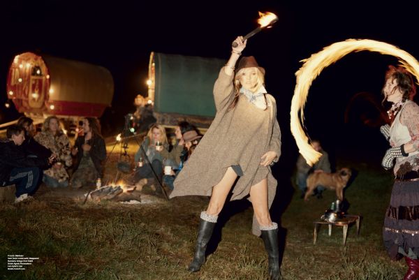 Kate & the Gypsies | Kate Moss by Iain McKell