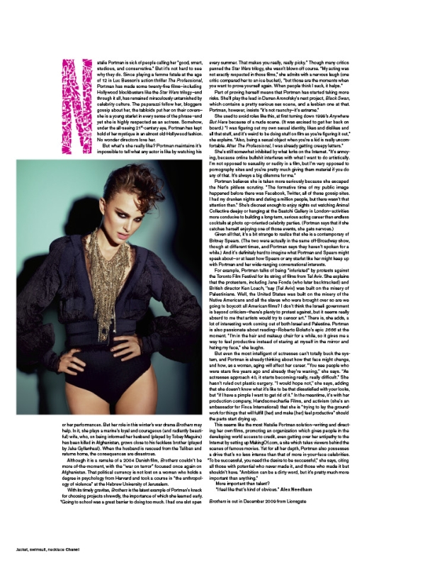 V Magazine #62 | Natalie Portman by Mario Testino